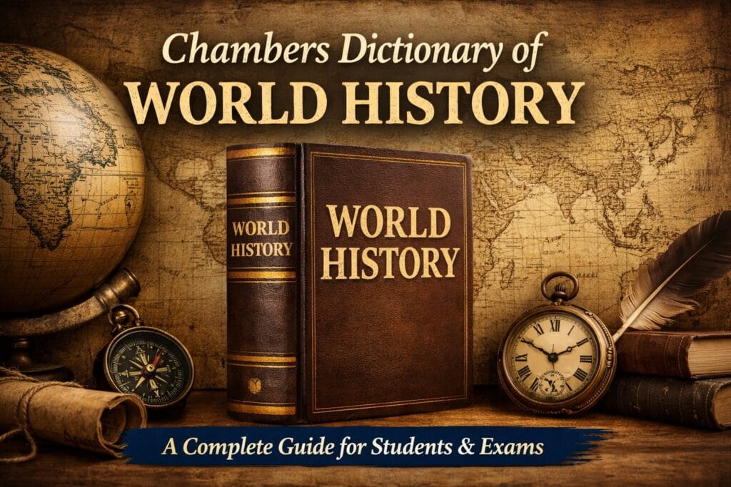 Chambers Dictionary of World History: A Complete Guide for Students and History Lovers 6 Chambers Dictionary of World History reference book for students and competitive exams