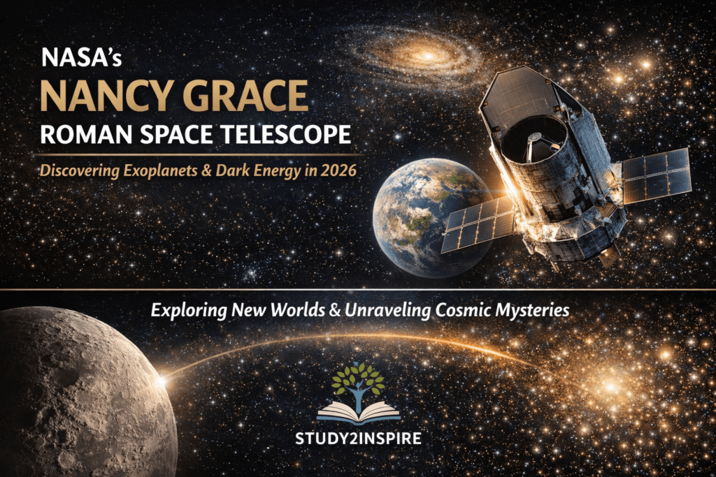 NASA Nancy Grace Roman Space Telescope in orbit designed to study dark energy and discover exoplanets