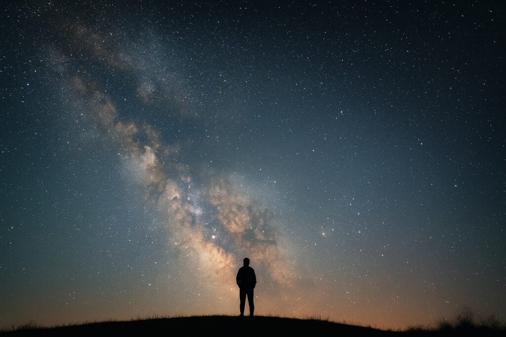 Out of this World - Stunning cosmic view with planets and stars